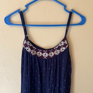 Navy tank top